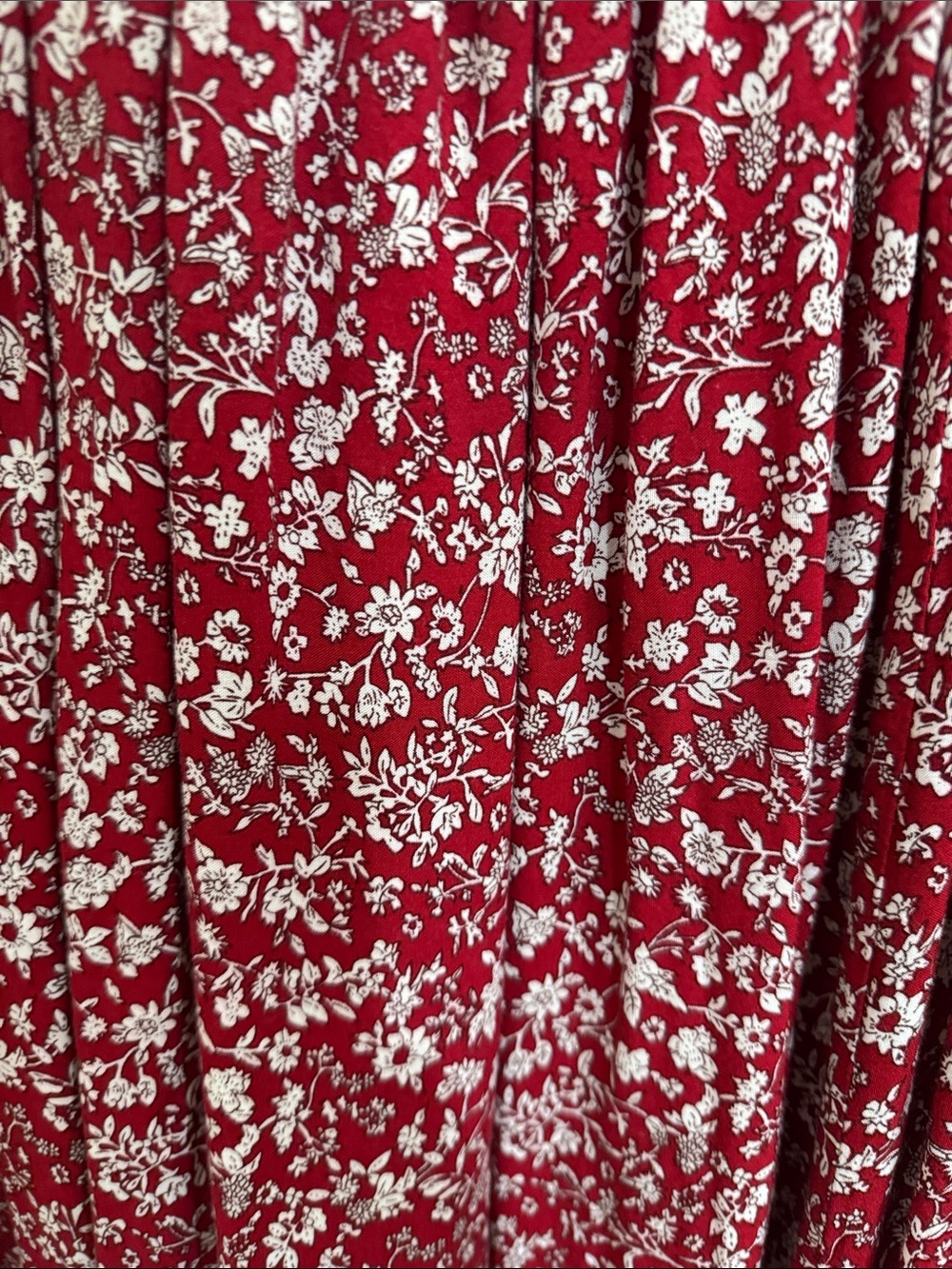T.J.Maxx Burgundy Floral Maxi Dress - Picture 2 of 4